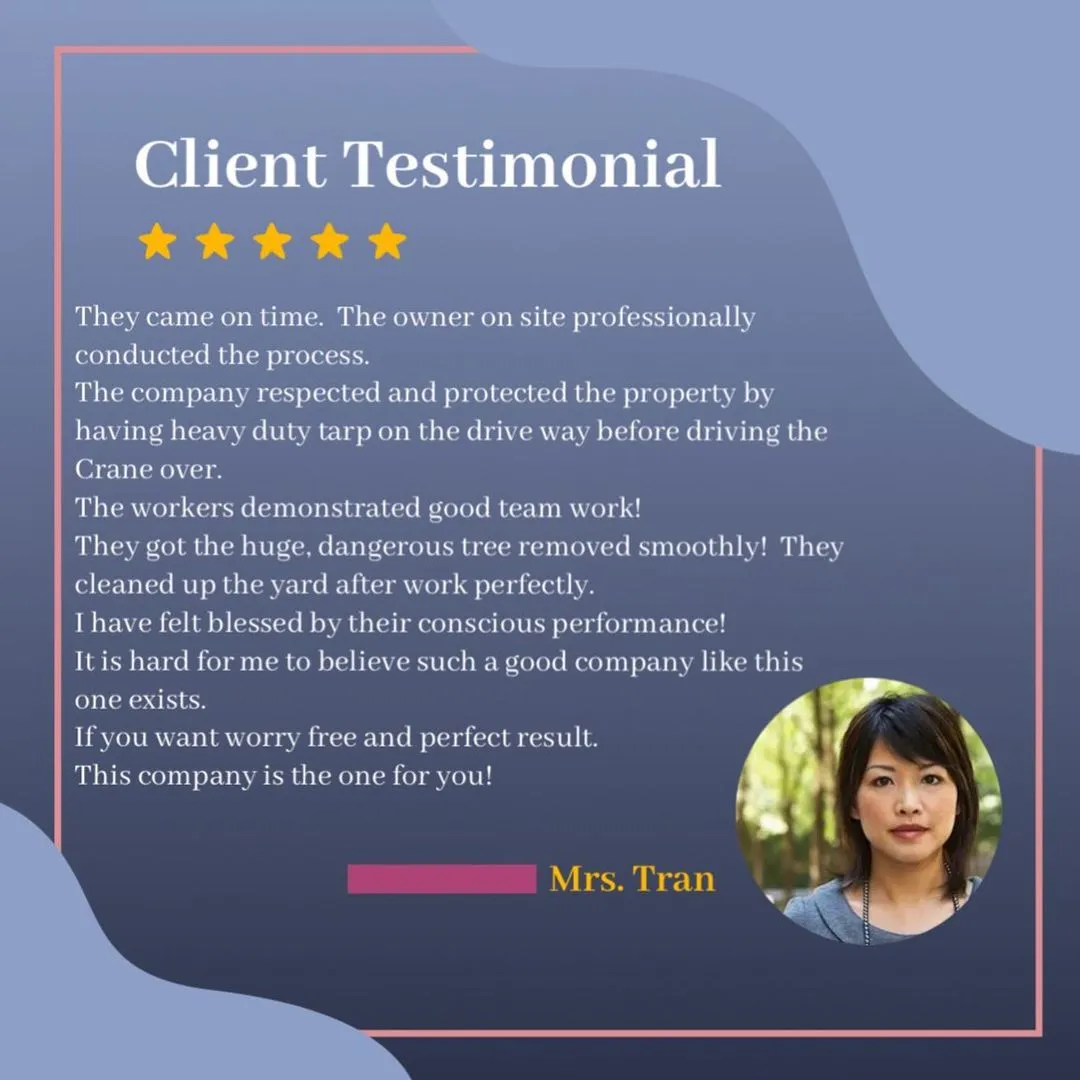 Testimonial from Mrs Tran